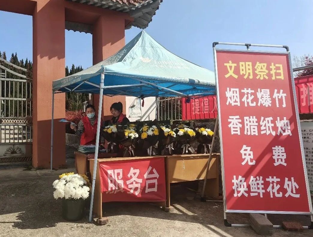 驻马店确山：文明祭扫 真情缅怀
